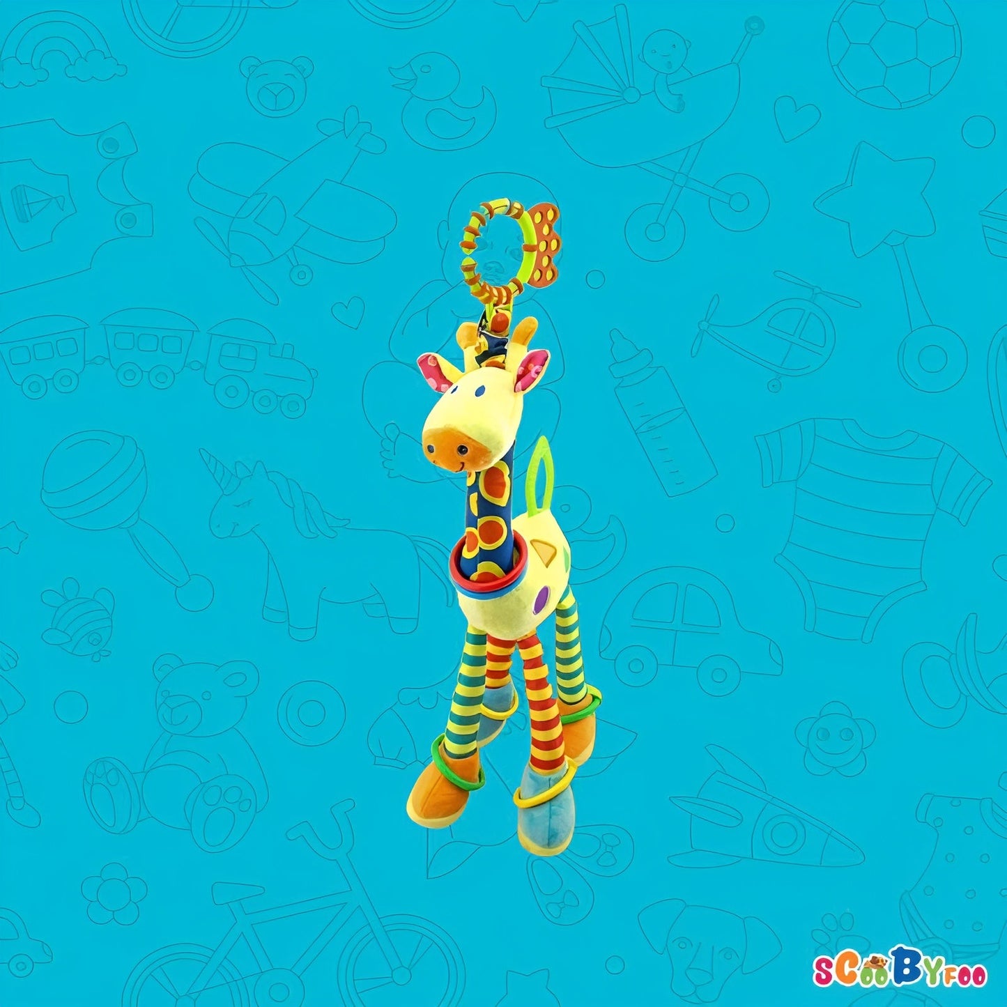 Giraffe Animal Handbell