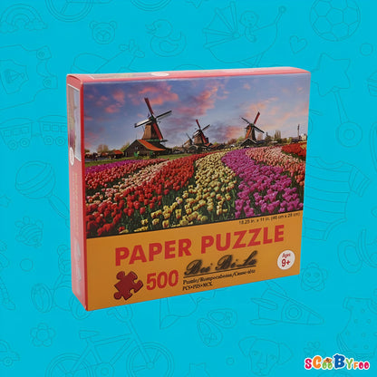 500 Pieces of Paper Puzzle