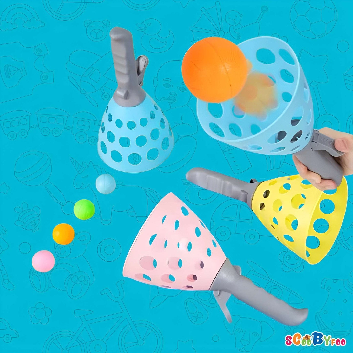 Pop Pass Catch Ball Game